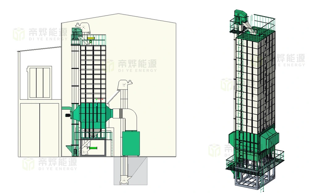 20 Ton 30 Ton Per Batch Grain Maize Corn Paddy Wheat Grain Dryer Drying Machine for Sale